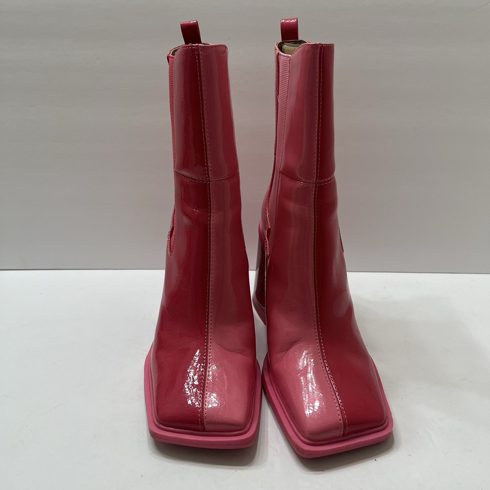 Circus NY Sam Edelman Lauren Block Heel Chelsea Boots Women 7.5 Color Block Pink